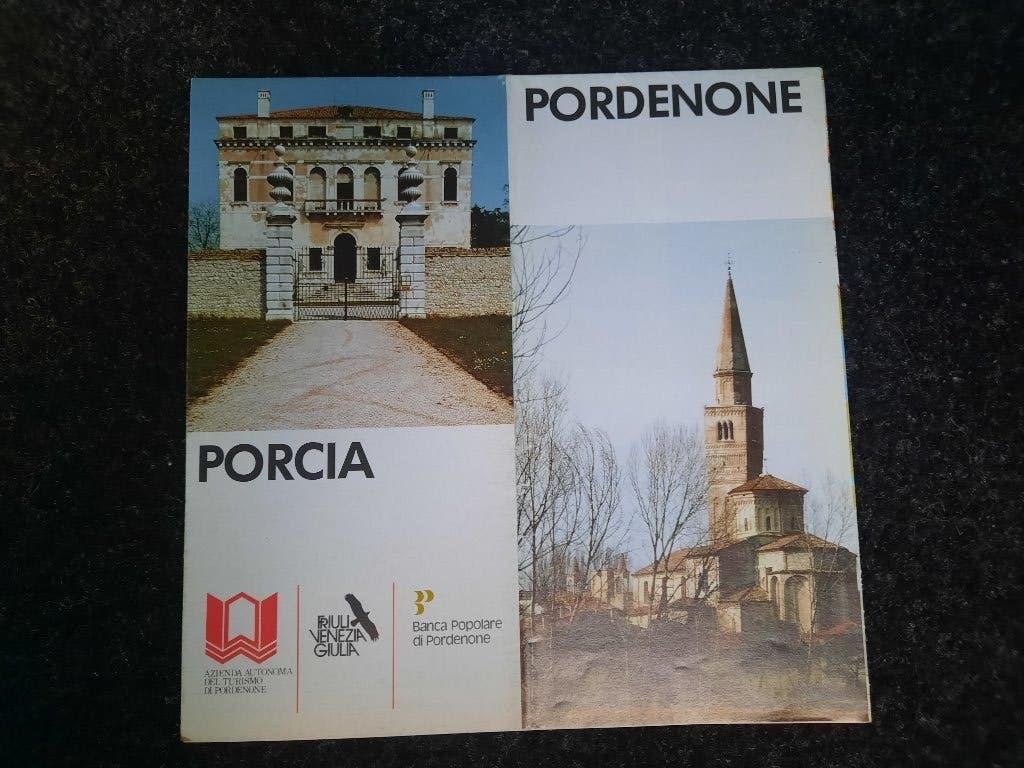 plattegrond PORDENONE PORCIA, 2000 tot heden, Italië, Ophalen of Verzenden, Landkaart