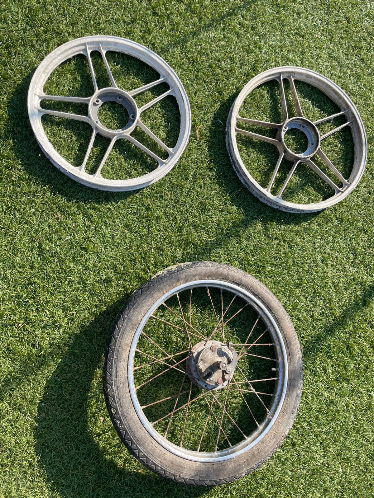 2x puch stervelgen 1x puch spaakwiel€€€€€€, Ophalen of Verzenden, Zo goed als nieuw