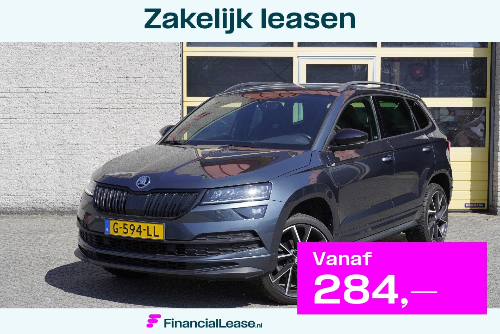 Skoda Karoq 1.5 TSI ACT 150PK! Automaat Sportline Business B, Dealer onderhouden, Stof, 4 cilinders, 150 pk