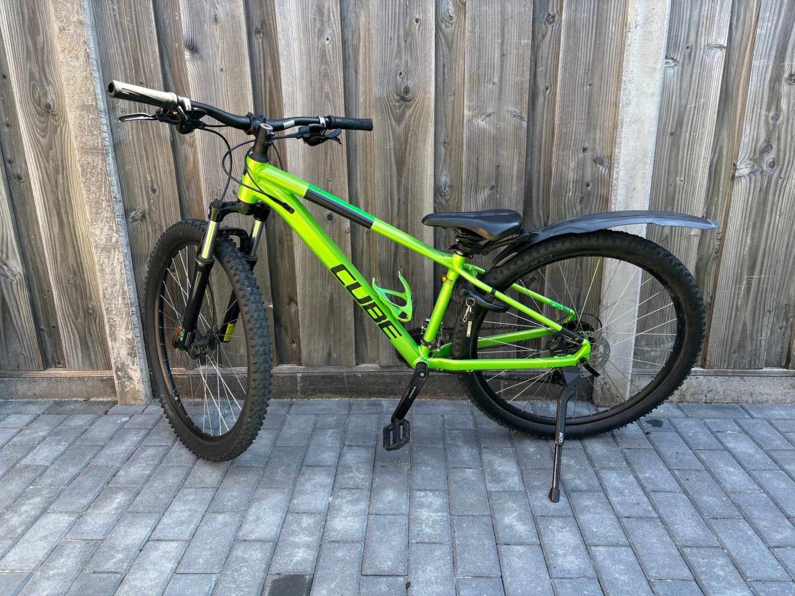 Cube mountainbike (groen), Fietsen en Brommers, Fietsen | Mountainbikes en ATB, Gebruikt, Heren, 45 tot 49 cm, Schijfrem