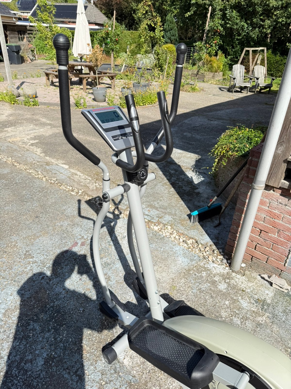 BodyStrong Nordic XT Crosstrainer – Hartslagmeter, Sport en Fitness, Ophalen, Gebruikt, Crosstrainer, Metaal