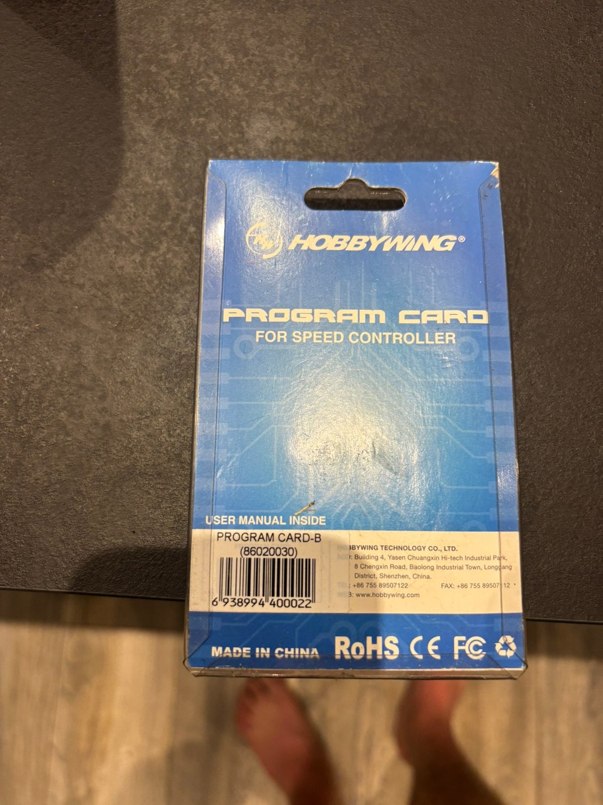 Program  card hobbywing voor boot of auto, Overige merken, Auto, Groter dan 1:32, Nieuw