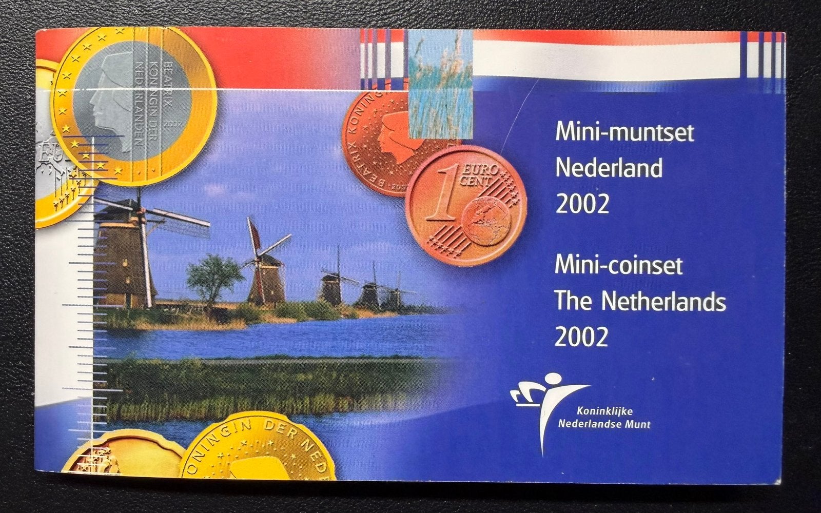 Mini munt set nederland 2002 Coincard, Ophalen of Verzenden, Koningin Beatrix, Euro's