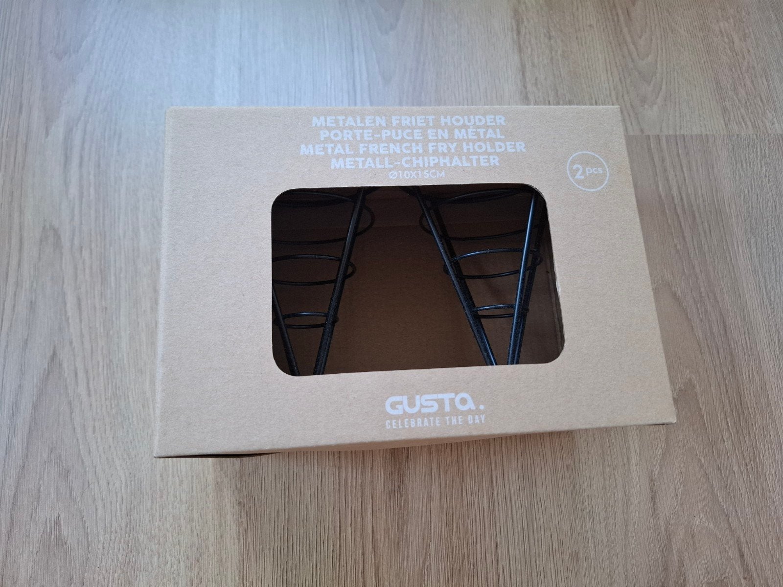 Gusta metalen friethouder (nieuw), Overige typen, Nieuw, Gusta, Ophalen of Verzenden