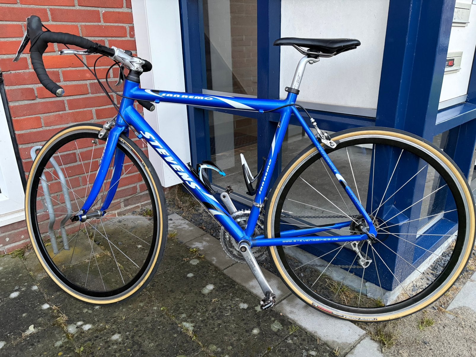 Stevens San Remo Racefiets – Maat 55, 28 inch, Velgrem, Zo goed als nieuw, Meer dan 20 versnellingen