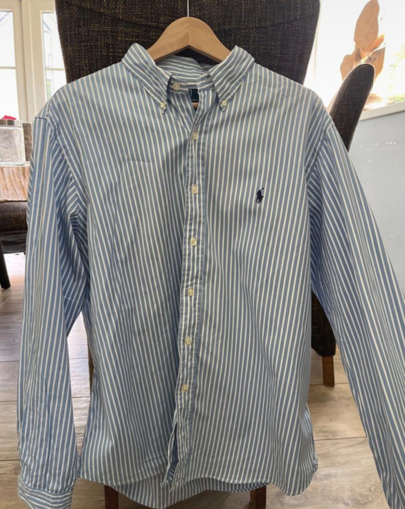 Ralph Lauren blouse, Kleding | Heren, Ophalen of Verzenden, Gedragen, Blauw