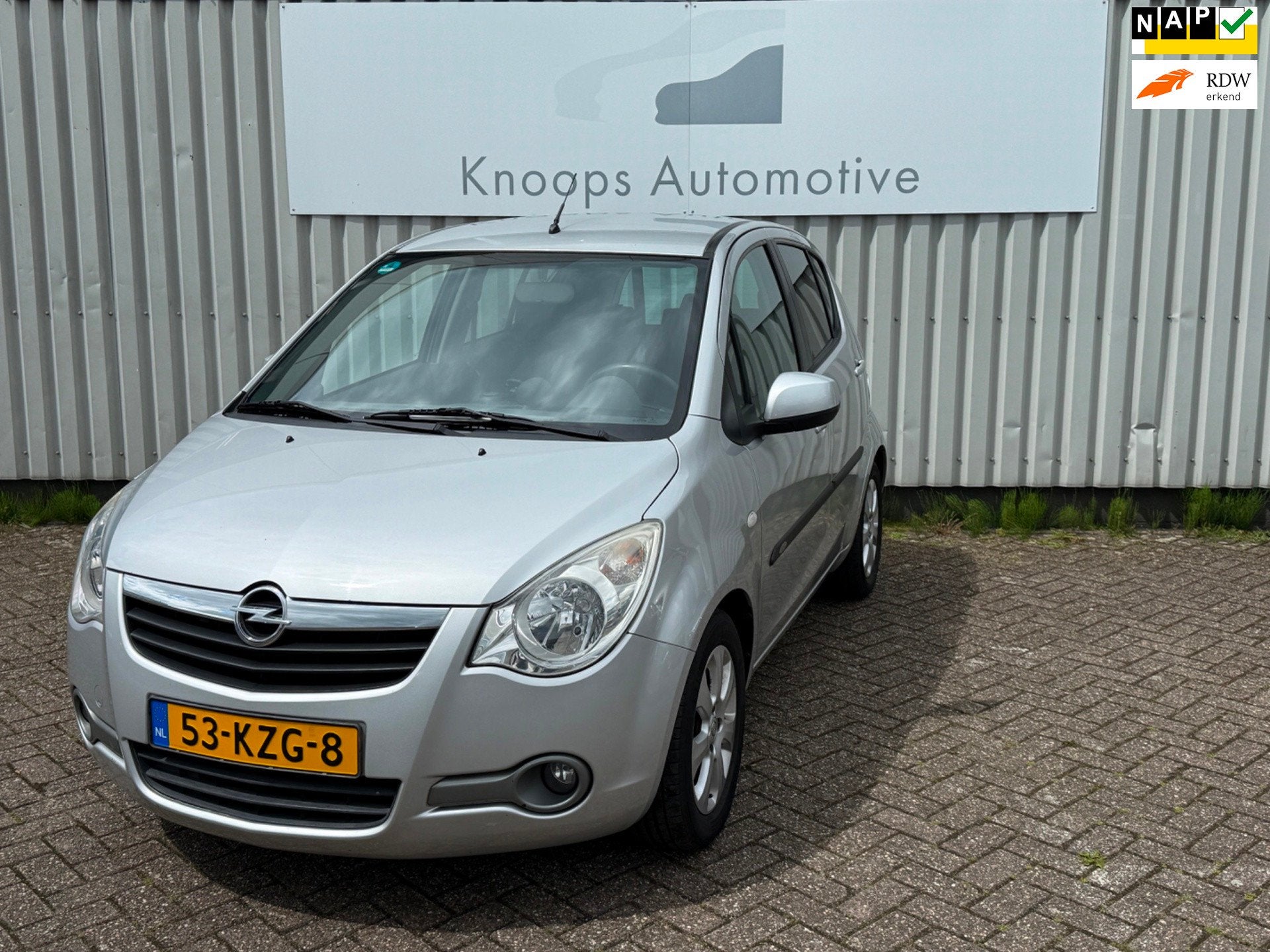 Opel Agila 1.0 Edition Airco, Auto's, Stof, 996 cc, Origineel Nederlands, Bedrijf