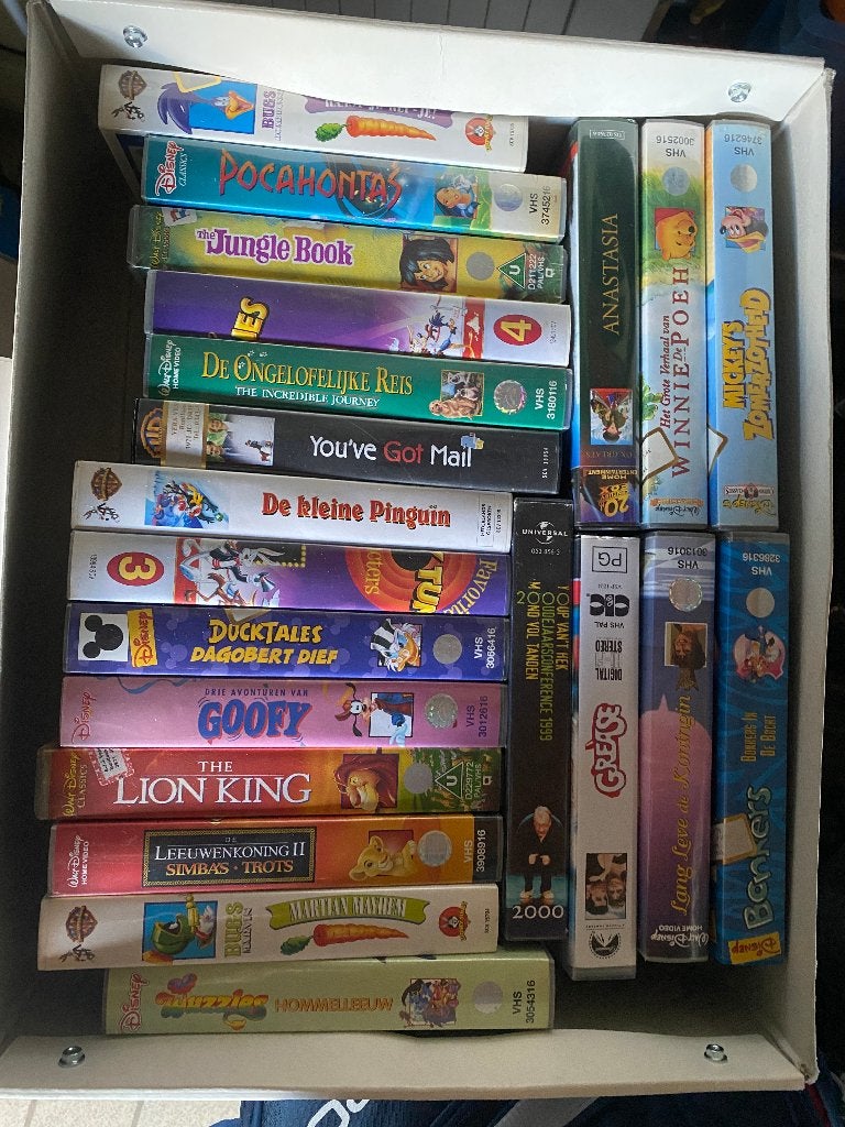 vhs films voor kinderen, Ophalen, Gebruikt, Alle leeftijden, Kinderprogramma of -film