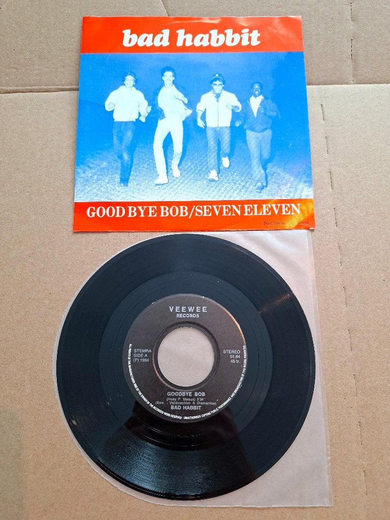 Bad Habbit – Goodbye Bob Reggea 7", Fotohoes, Overige genres, 7 inch, Ophalen of Verzenden