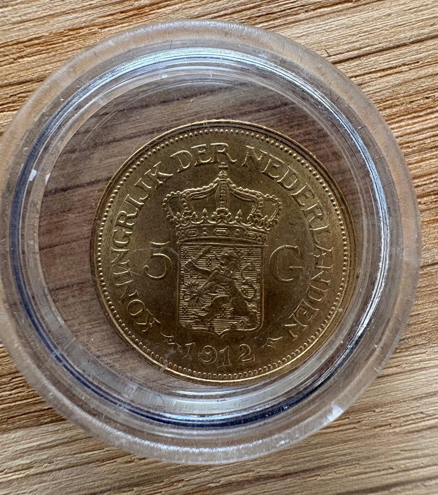 Gouden vijfje Fraai - ZF 1912, Ophalen, Overige landen, Losse munt, Goud