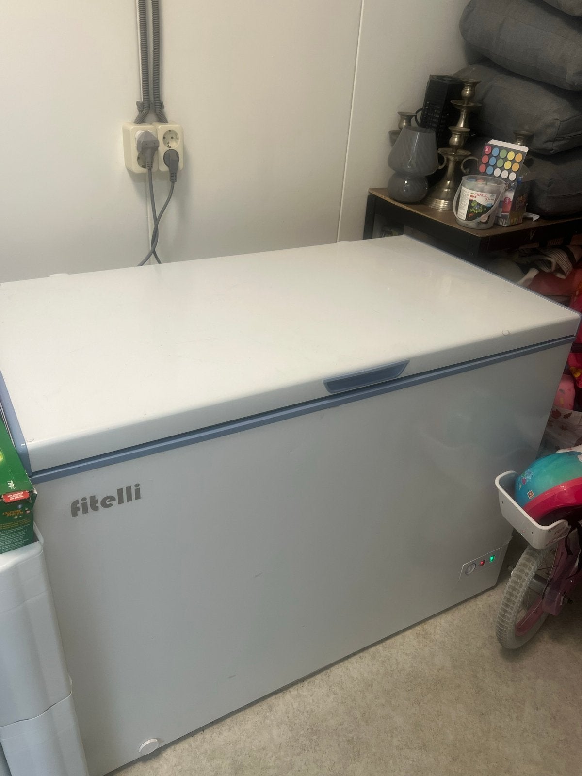 Fitelli vrieskist 300 liter, 113 cm lang, Vrieskist, Gebruikt, Vrijstaand, 90 cm of meer