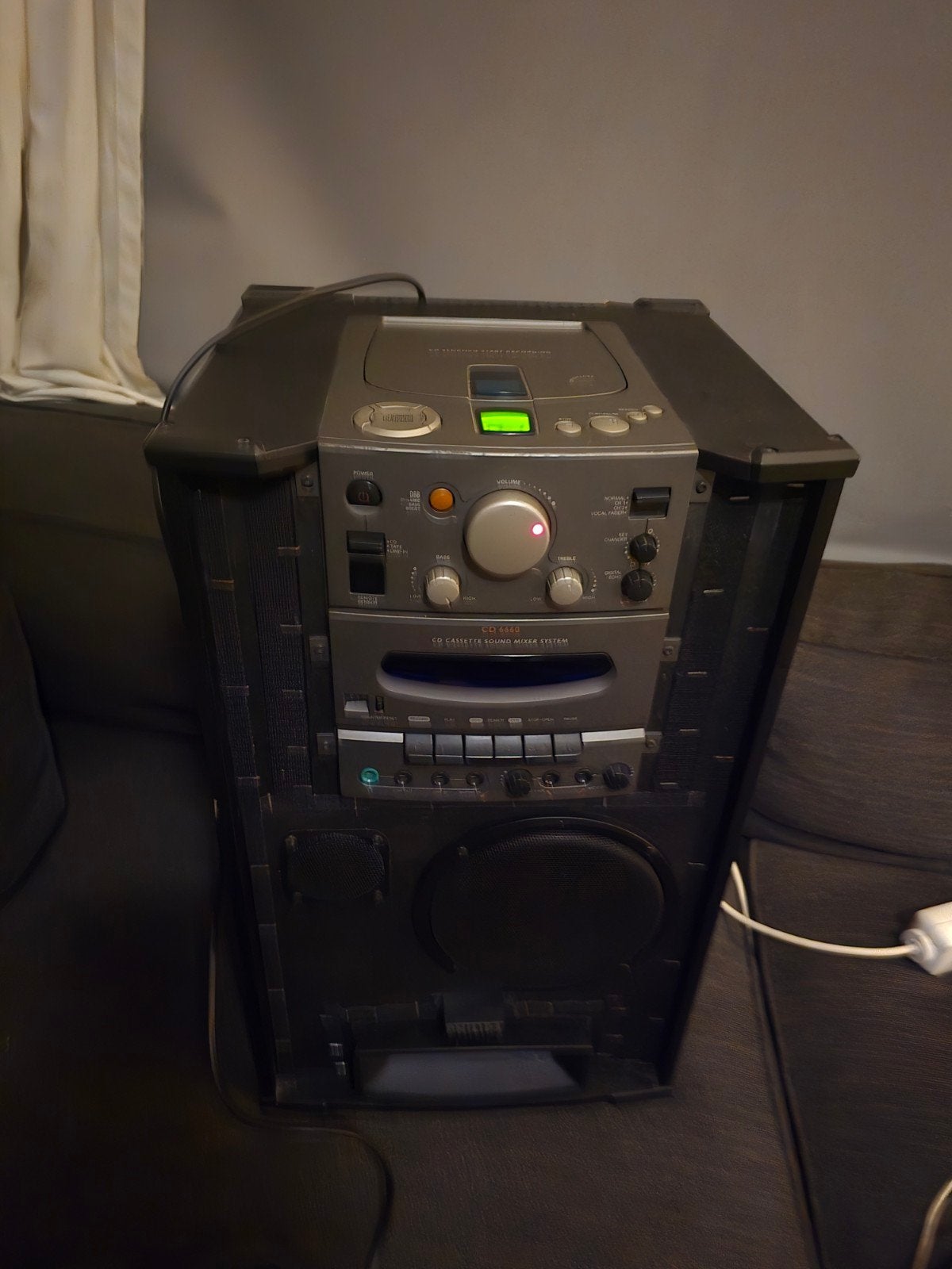 sony cd 6660 cd/Cassette Sound Mixer Systeem - Karaoke Set, Audio, Tv en Foto, Ophalen, Gebruikt