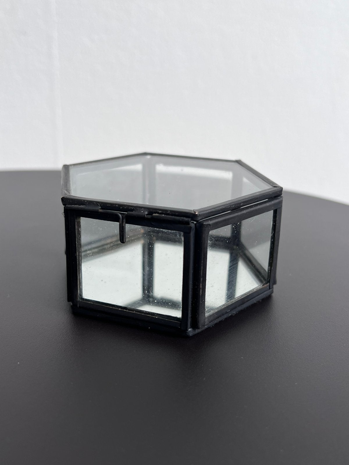 Sissy Boy boxje glas metaal. Zwart., Ophalen of Verzenden, Zo goed als nieuw, Zwart, Glas