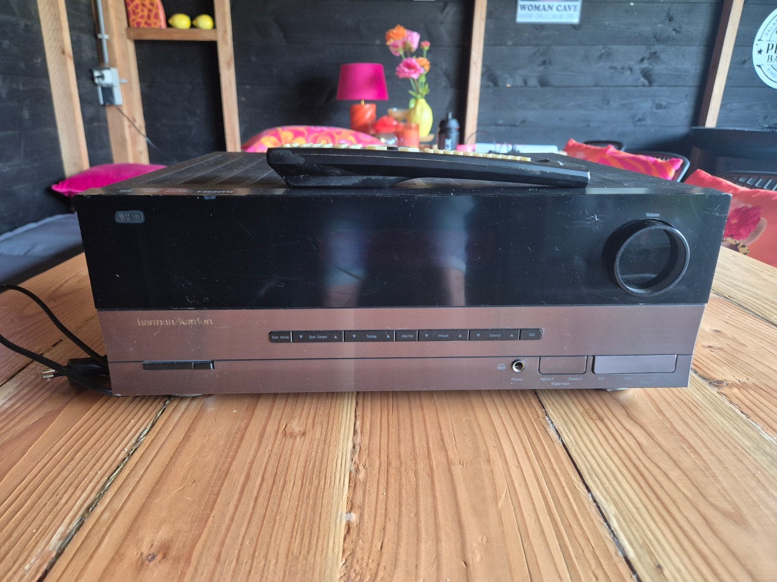 Harman Kardon AVR 141/230 AV-receiver met afstandsbediening, Audio, Tv en Foto, Versterkers en Receivers, Verzenden, 120 watt of meer