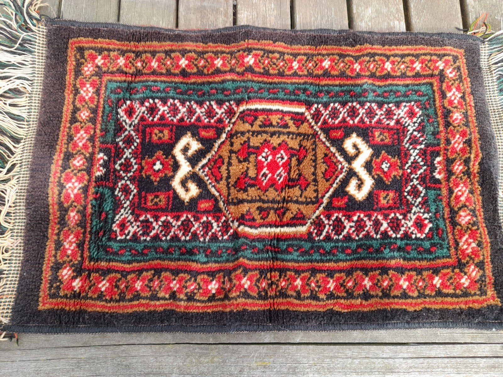 Vintage kleedje 55x33 cm - uit Rook- en diervrije woning   j, Minder dan 50 cm, Gebruikt, 50 tot 100 cm, Overige kleuren