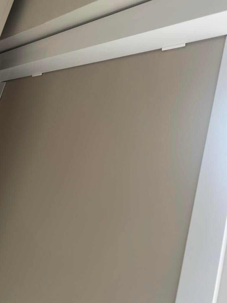 Rolgordijn Trend Cassette Verduisterend met Zijgeleiders, Verduisterend, 200 cm of meer, Beige, Nieuw