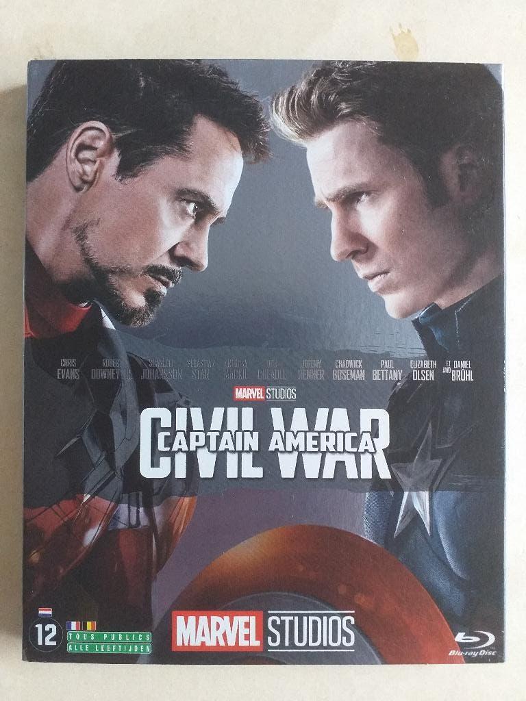 Captain America Civil War Bluray, Verzenden, Zo goed als nieuw, Actie