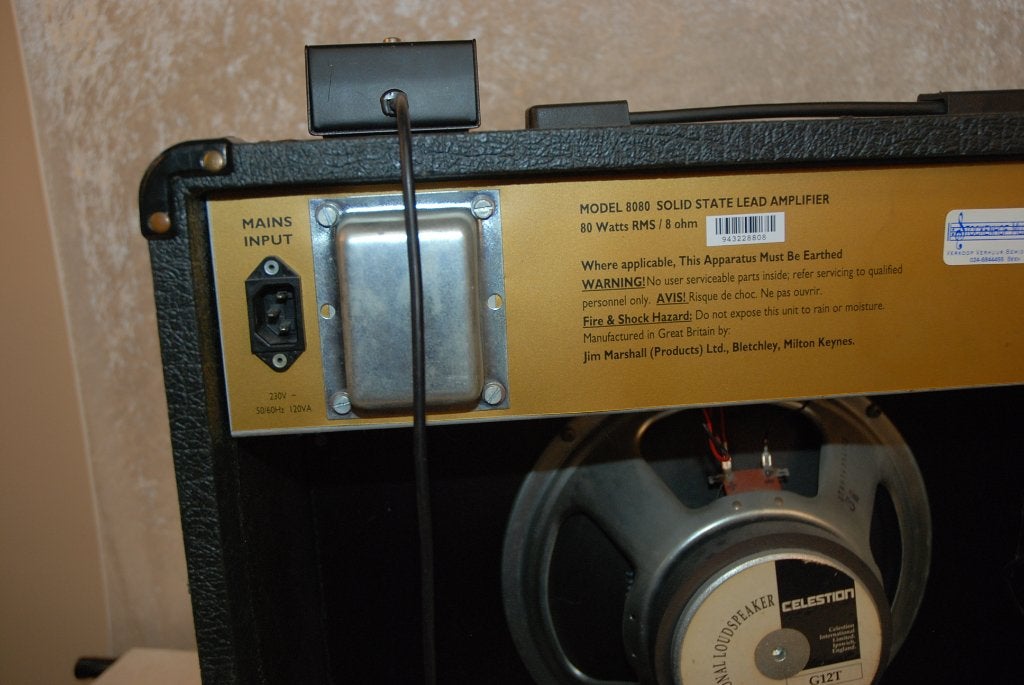 Marshall Valvestate 80V met footswitch, reverb,  Model 8080, Ophalen, Gebruikt, ., Marshall