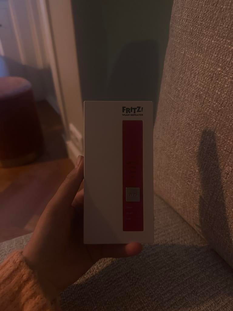 FRITZ! WLAN Repeater 1750E - Wifi Versterker, Ophalen of Verzenden, Zo goed als nieuw