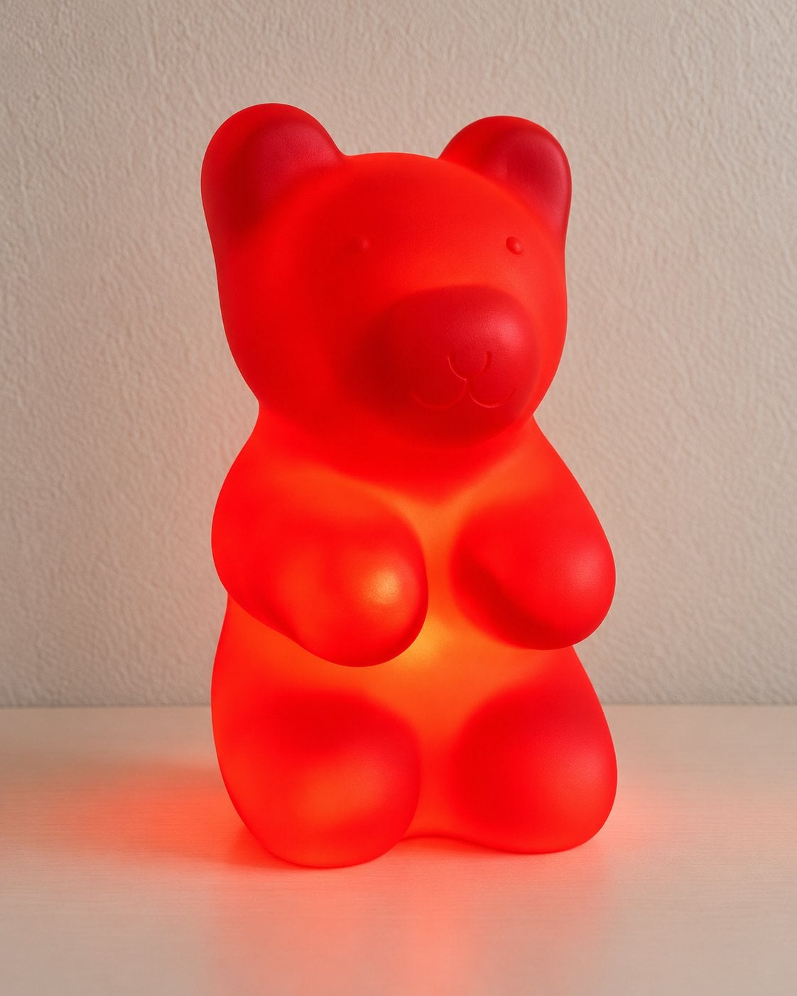 Rode Gummy Bear lamp – Gummibeer designlamp Made in Germany, Ophalen of Verzenden