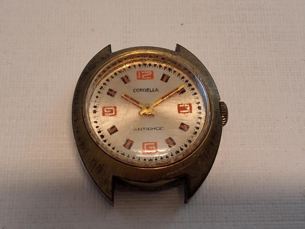 Cordella horloge - Vintage charme, Overige merken, Staal, Polshorloge, Verguld