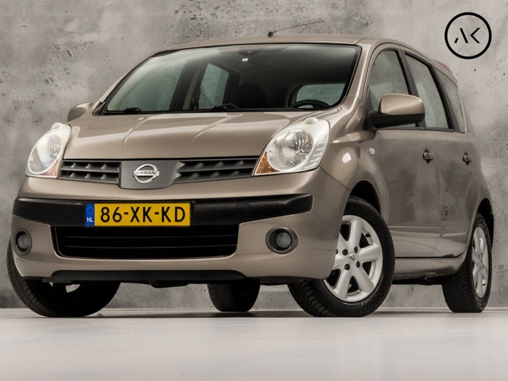 Nissan Note 1.4 Acenta (CLIMATE, LOGISCH NAP, LM VELGEN, SPO, Auto's, Voorwielaandrijving, Stof, Zwart, 4 cilinders
