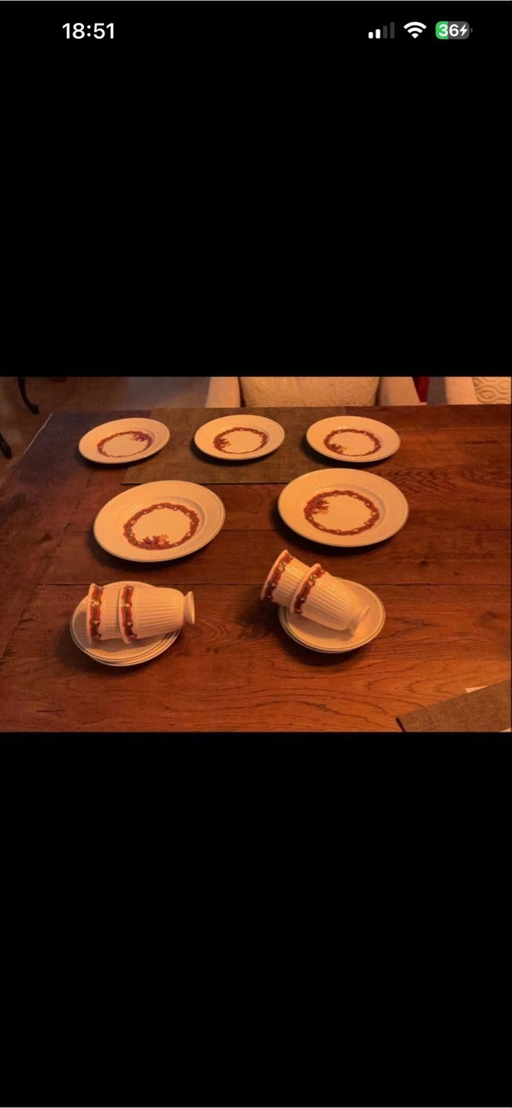 Wedgwood Christmas Time Servies - Kerstservies, Huis en Inrichting, Klassiek, Ophalen of Verzenden, Zo goed als nieuw, Bord(en)