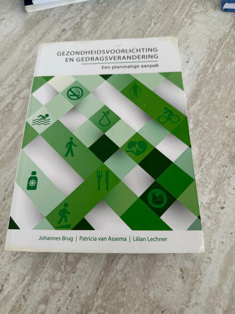 Gezondheidsvoorlichting en gedragsverandering, Johannes Brug, Sociale wetenschap, Ophalen of Verzenden, Zo goed als nieuw