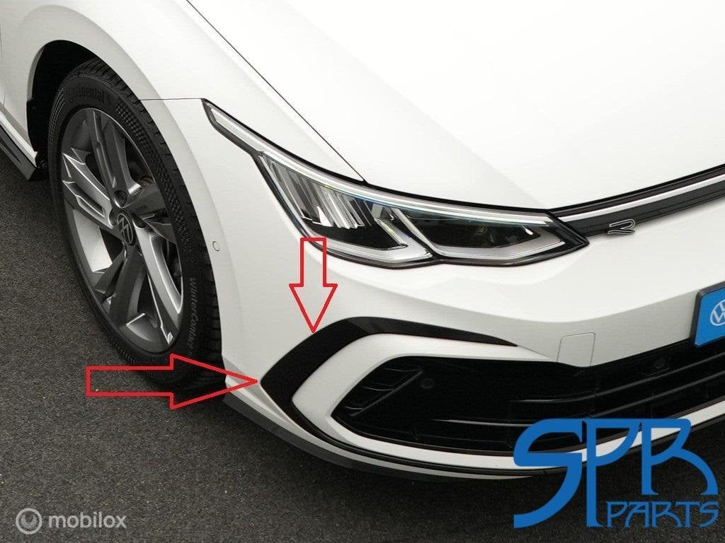 BUMPERLIJST RECHTSVOOR GOLF 8 R-LINE SIERLIJST ROOSTER 20-24, Gebruikt, VOLKSWAGEN, Volkswagen, Ophalen of Verzenden