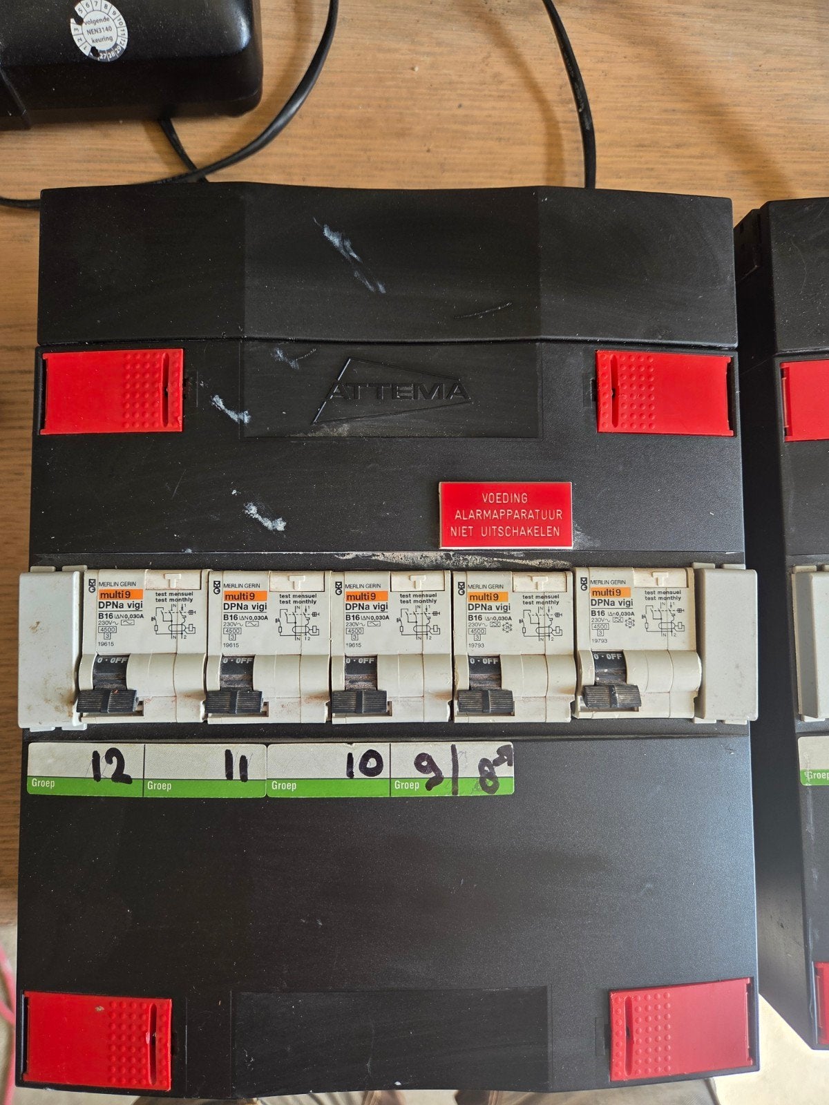 Attema Groepenkast met Installatieautomaten, Ophalen, Gebruikt, Attema, Groepenkast