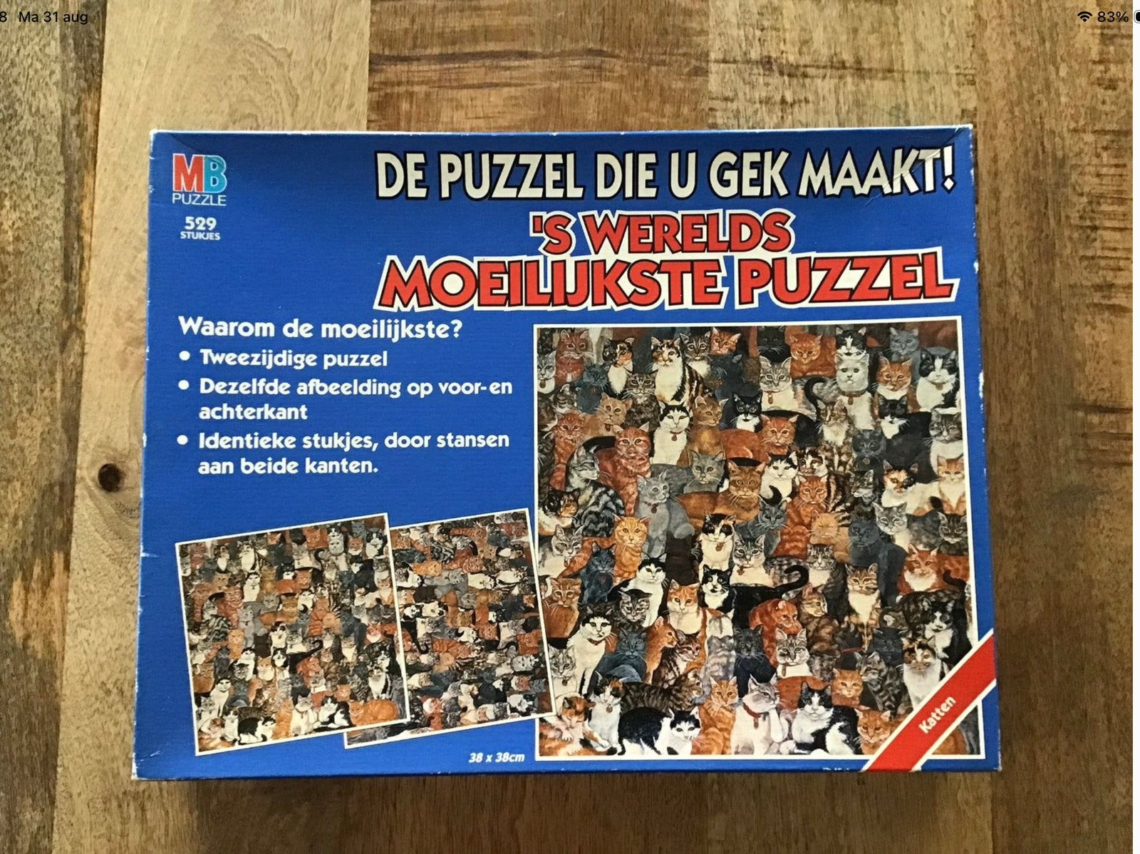Te koop poezen puzzel ( de puzzel die u gek maakt), Ophalen of Verzenden, Zo goed als nieuw, 1:50 of kleiner