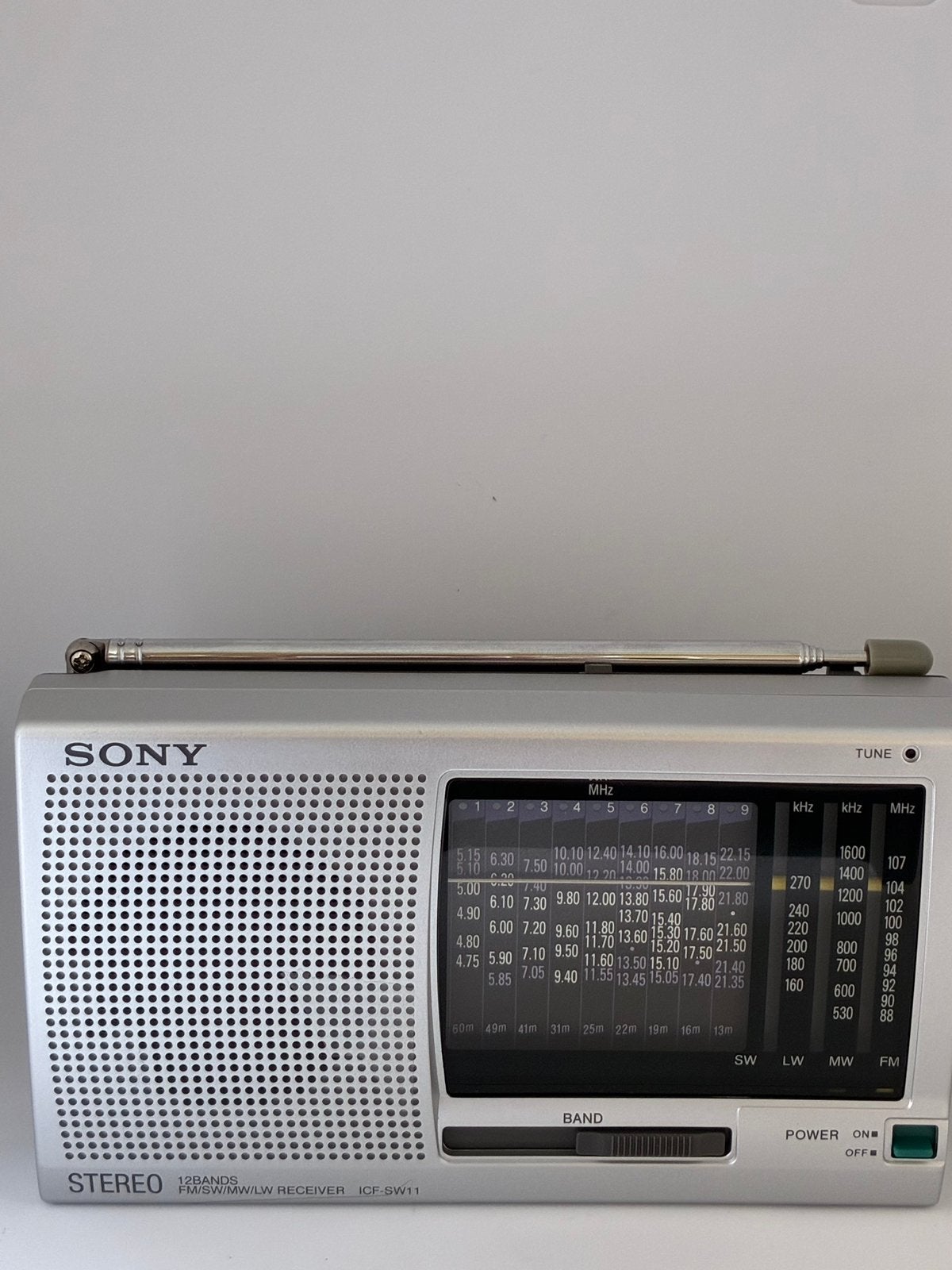 Sony Wereldradio ICF-SW11 - Werkt perfect!, Ophalen of Verzenden, Gebruikt, Wereldontvanger