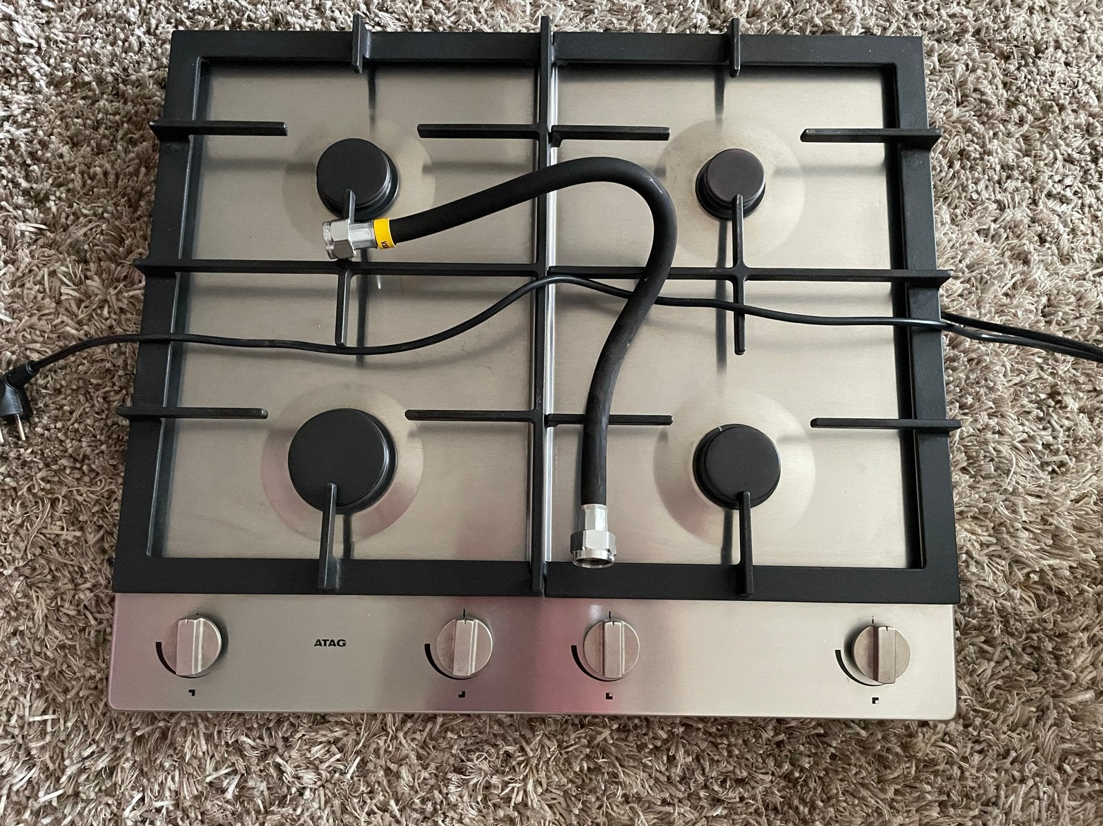 ATAG HG6211BA1E/A1 Gasfornuis - 4 kookzones, Witgoed en Apparatuur, Kookplaten, Ophalen, 4 kookzones, Zo goed als nieuw, Inbouw