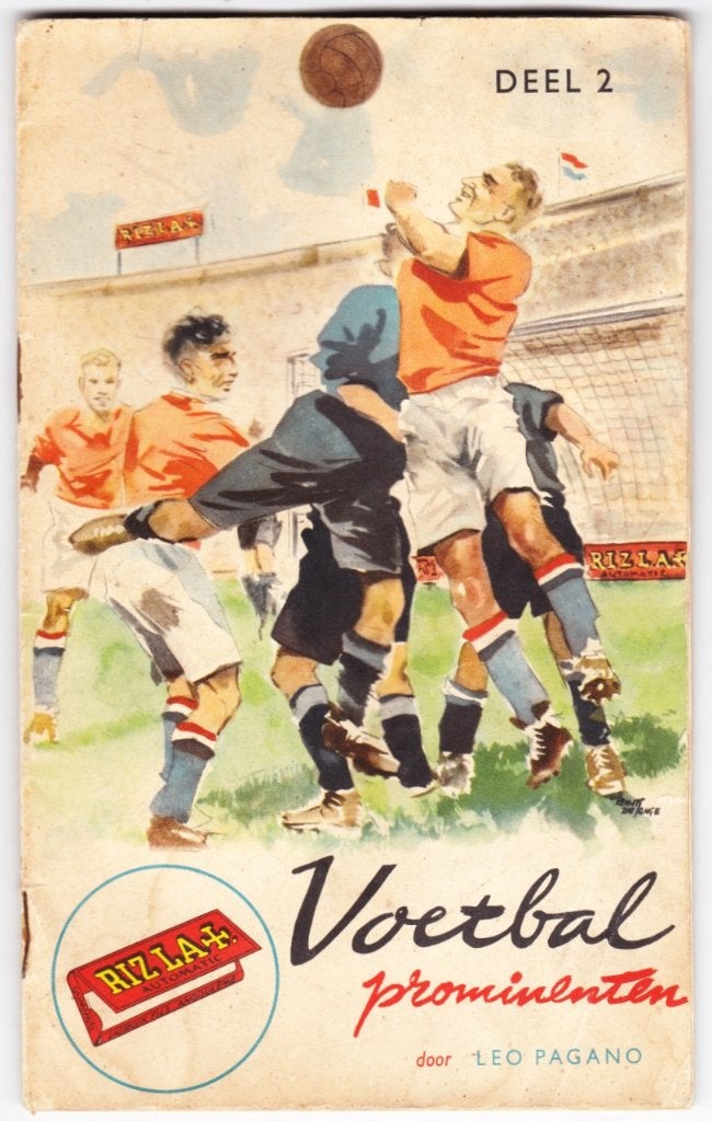 Voetbal Prominenten Deel 2 - Rizla+ Boekje, Ophalen of Verzenden, Gebruikt, Overige sporten, Boek of Tijdschrift