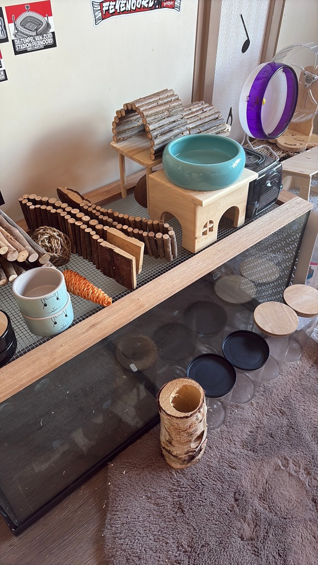 Hamster Spullen  + Kooi 85x35x35, Ophalen, Zo goed als nieuw, Overige typen