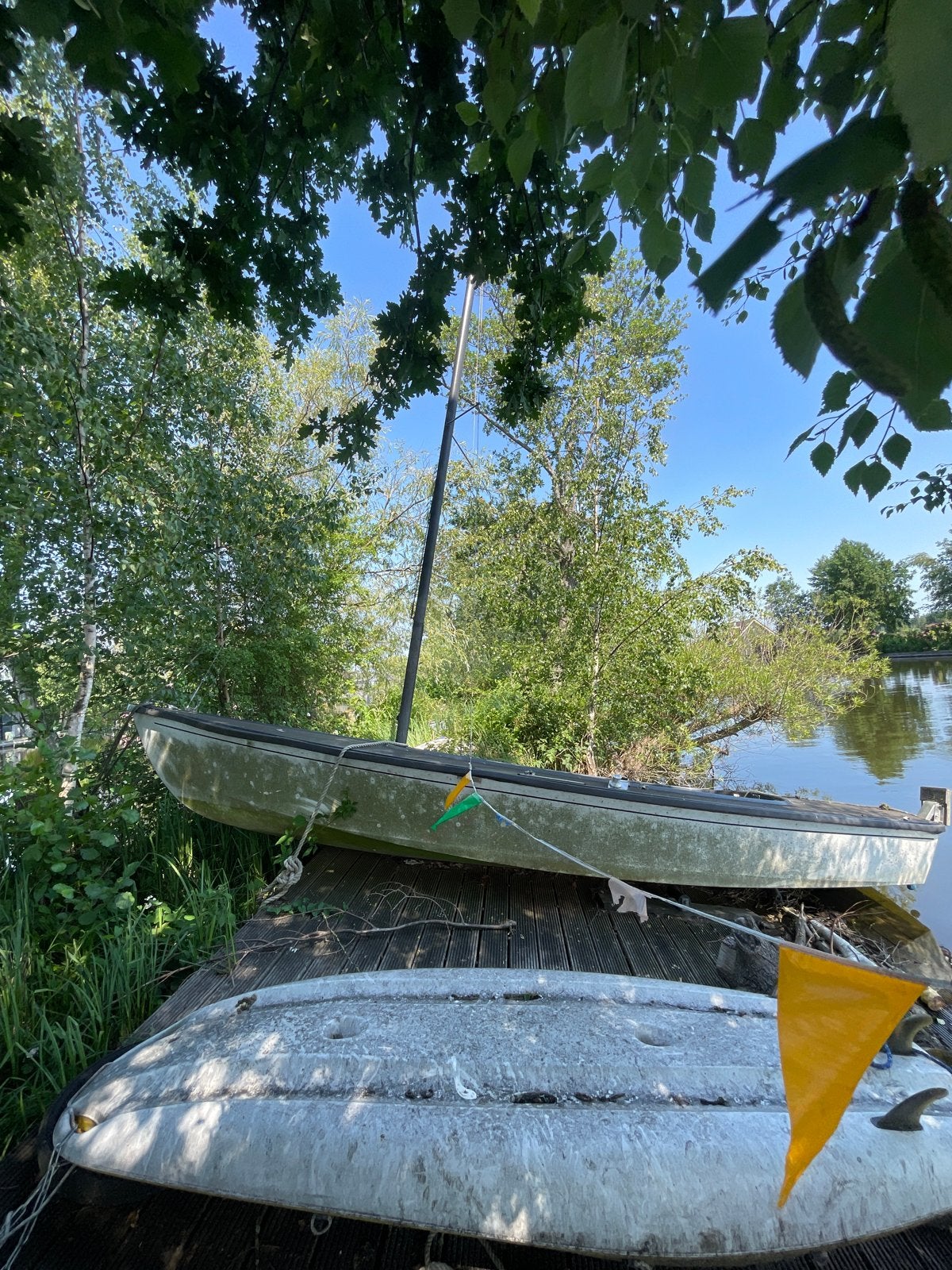 Polyester zeilboot - opknapper, Watersport en Boten, Ophalen of Verzenden, Gebruikt, Overige typen