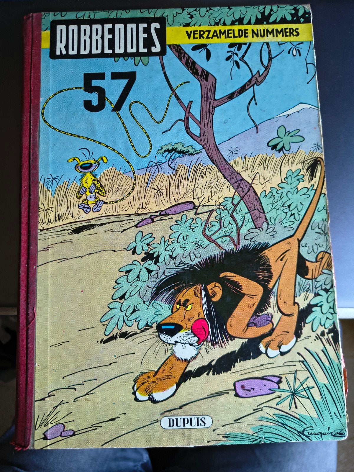 Robbedoes verzamelalbum 57 - 1956!, Gelezen, Eén stripboek, Ophalen of Verzenden, Dupuis
