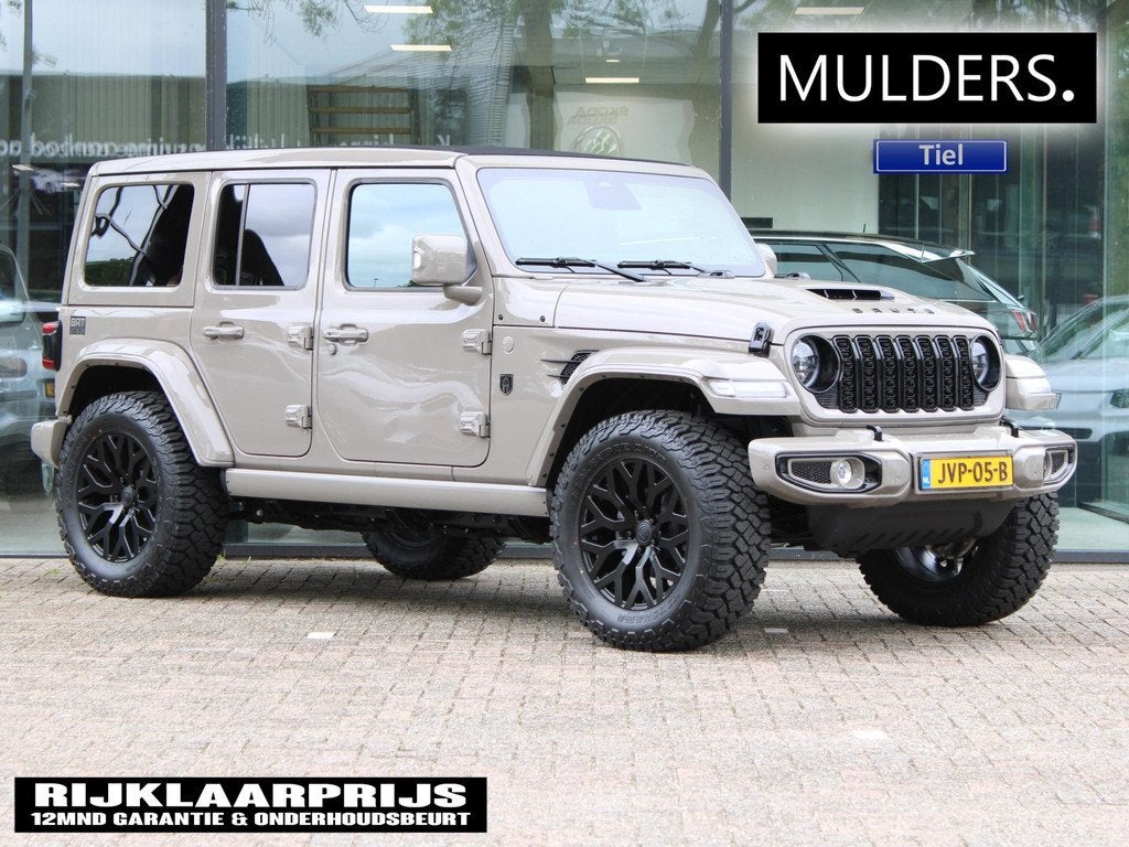 Jeep Wrangler Unlimited 4xe 380 Brute Custom Conversion Skyv, Auto's, Jeep, Automaat, 12 maanden, Automatische klimaatregeling