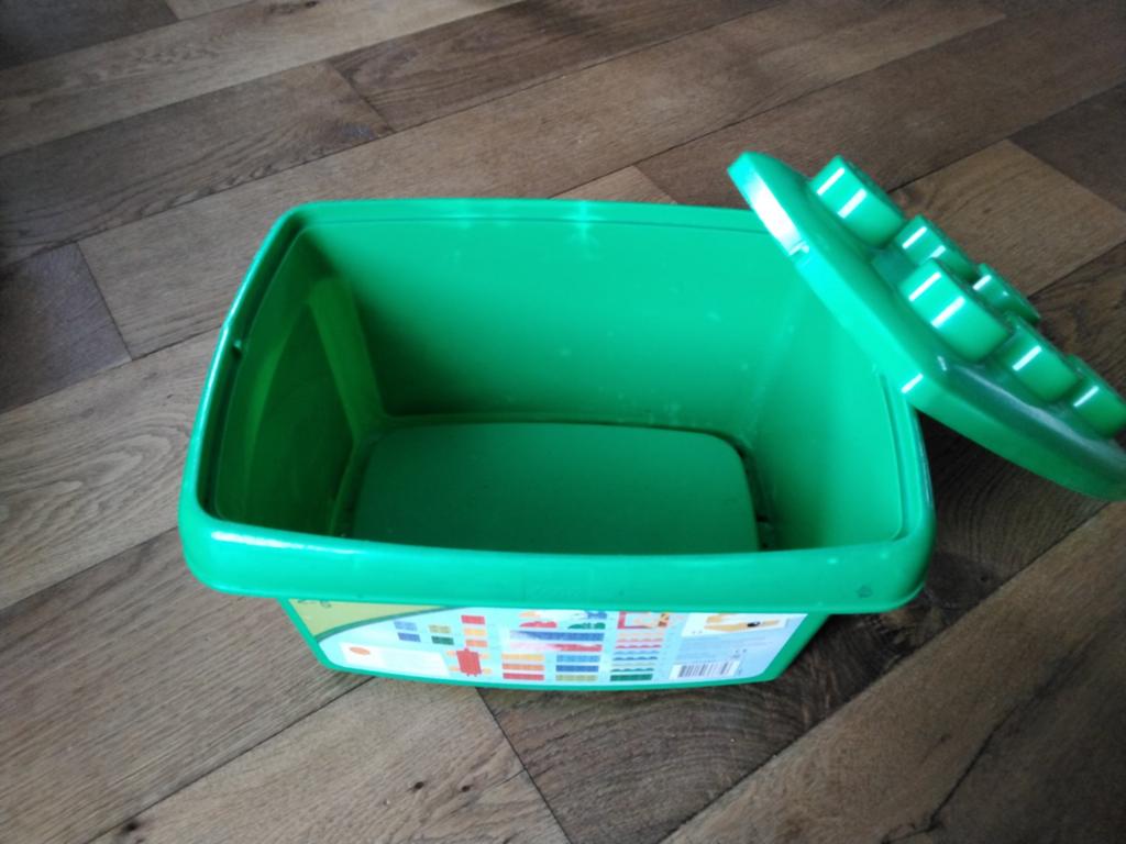 Lego Duplo Bouwdoos 5352 - Groene Opbergdoos met Deksel, Ophalen of Verzenden, Gebruikt, Overige typen, Duplo