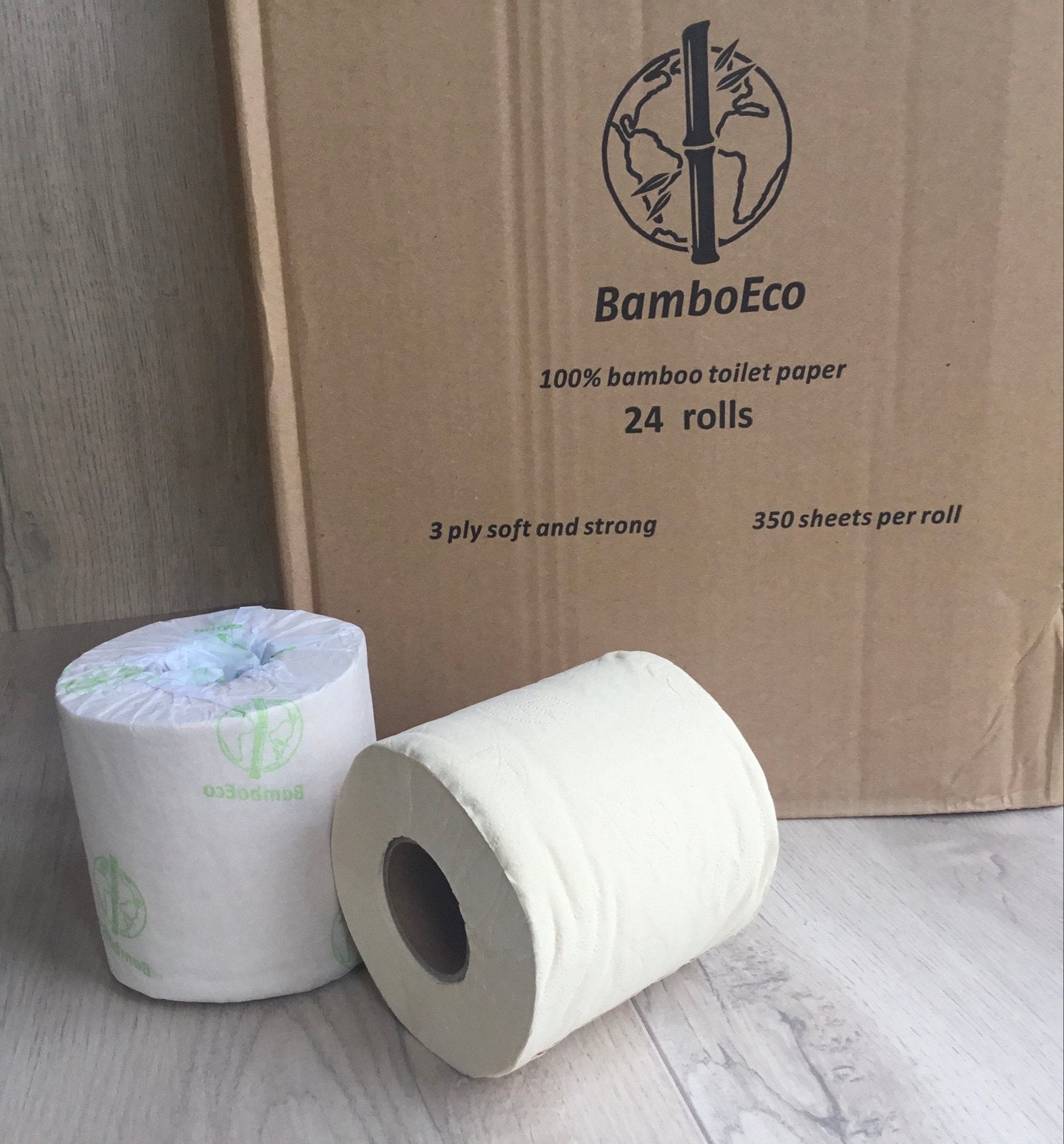 96 rollen BamboEco 100% bamboe toiletpapier - Nieuw, Ophalen, Nieuw