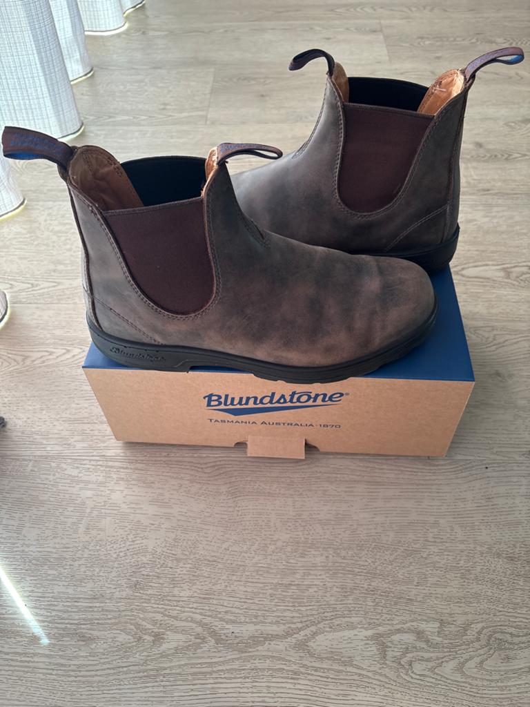 Blundstone Thermal Boots 584 Nubuck Rustic Brown Maat 43.5, Ophalen of Verzenden, Gedragen, Bruin, Boots
