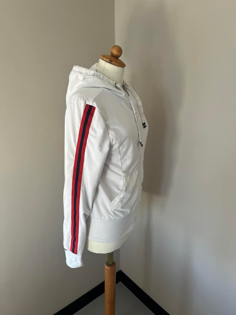 Goldbergh hoodie vest wit rood M, Kleding | Dames, Sportkleding, Maat 38/40 (M), Wit, Ophalen of Verzenden, Fitness of Aerobics