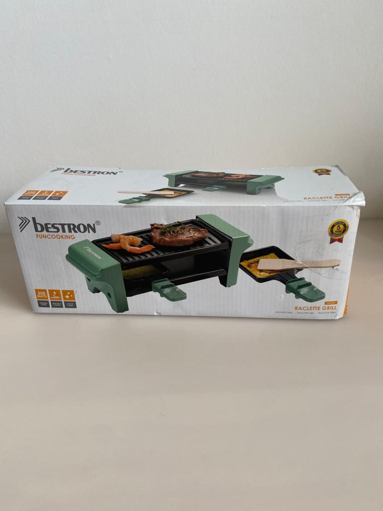 Bestron funcooking mini raclette gourmetstel, Witgoed en Apparatuur, Gourmetstellen, Ophalen of Verzenden, Nieuw, Minder dan 4 personen