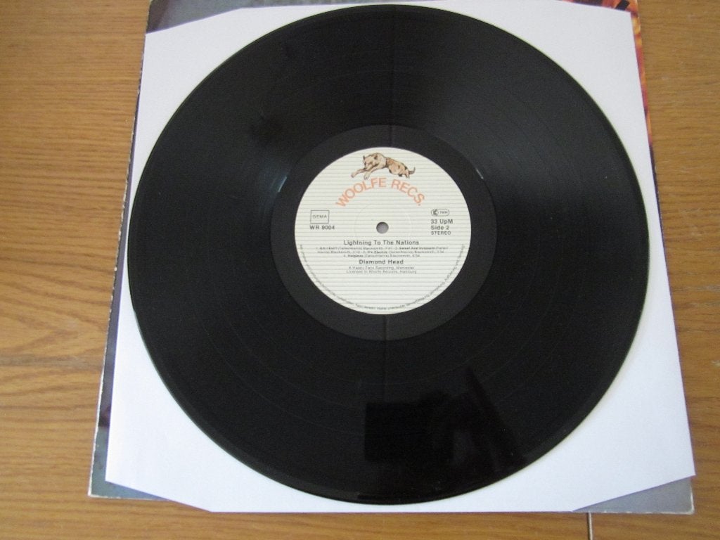 Foto 6 van Diamond Head - Lightning To The Nations 1981 Woolfe Dui LP