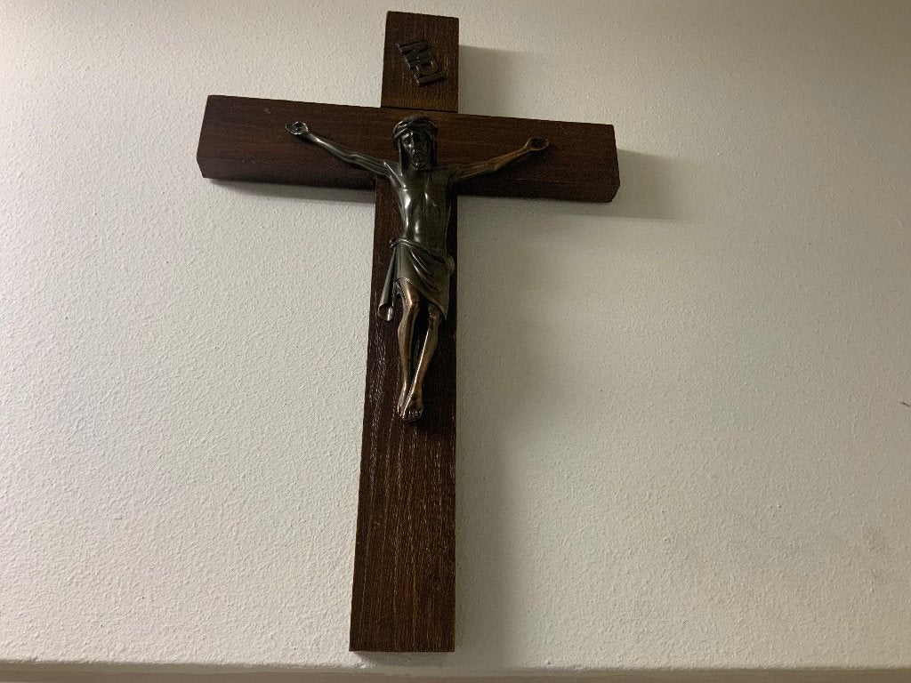 Kruisbeeld, Antiek en Kunst, Antiek | Religie, Ophalen of Verzenden