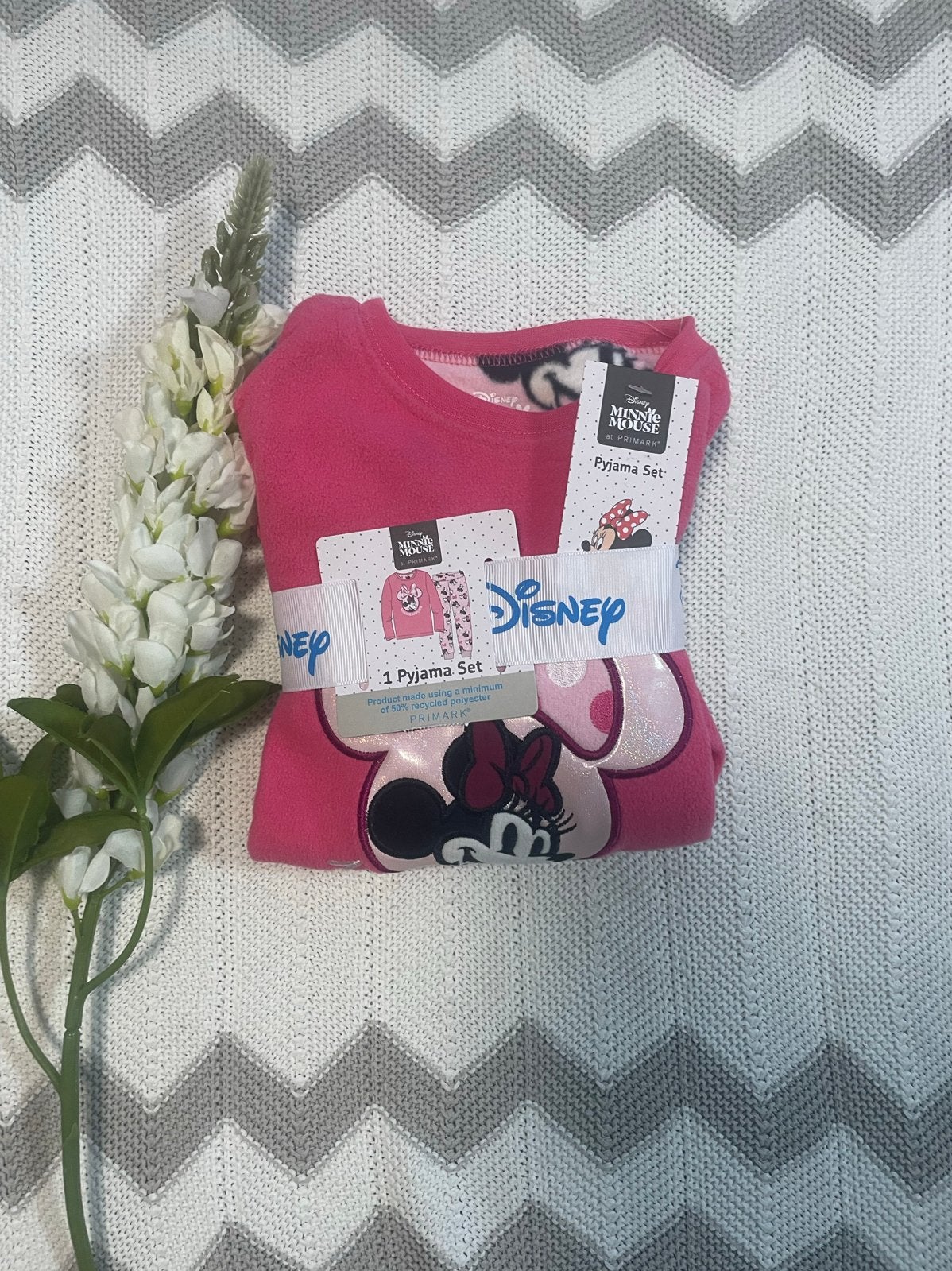 NIEUW, 2-delige fleece pyjama van Disney’s Minnie Mouse, 98, Ophalen of Verzenden, Nieuw, Meisje, Nacht- of Onderkleding