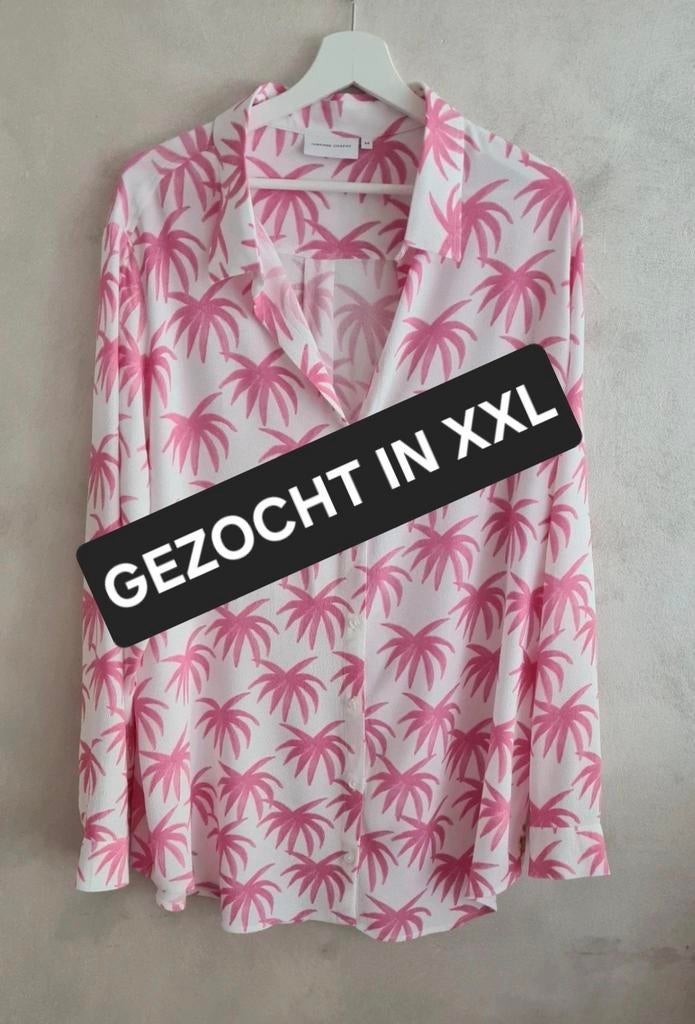 Gezocht: Fabienne Chapot blouse XXL (roze palmprint), Maat 46/48 (XL) of groter, Ophalen of Verzenden, Fabienne Chapot, Roze