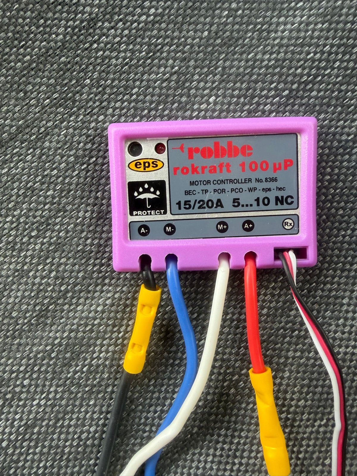 Robbe Rokraft 100 µP Motor Controller (2 stuks), Ophalen of Verzenden, Gebruikt