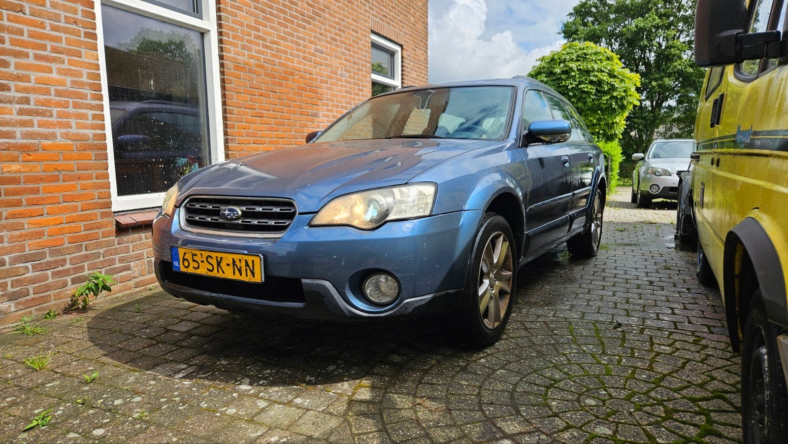 Subaru Legacy 2.5 Outback AWD 2006 Blauw, Auto's, Subaru, Stof, Zwart, 4 cilinders, Legacy