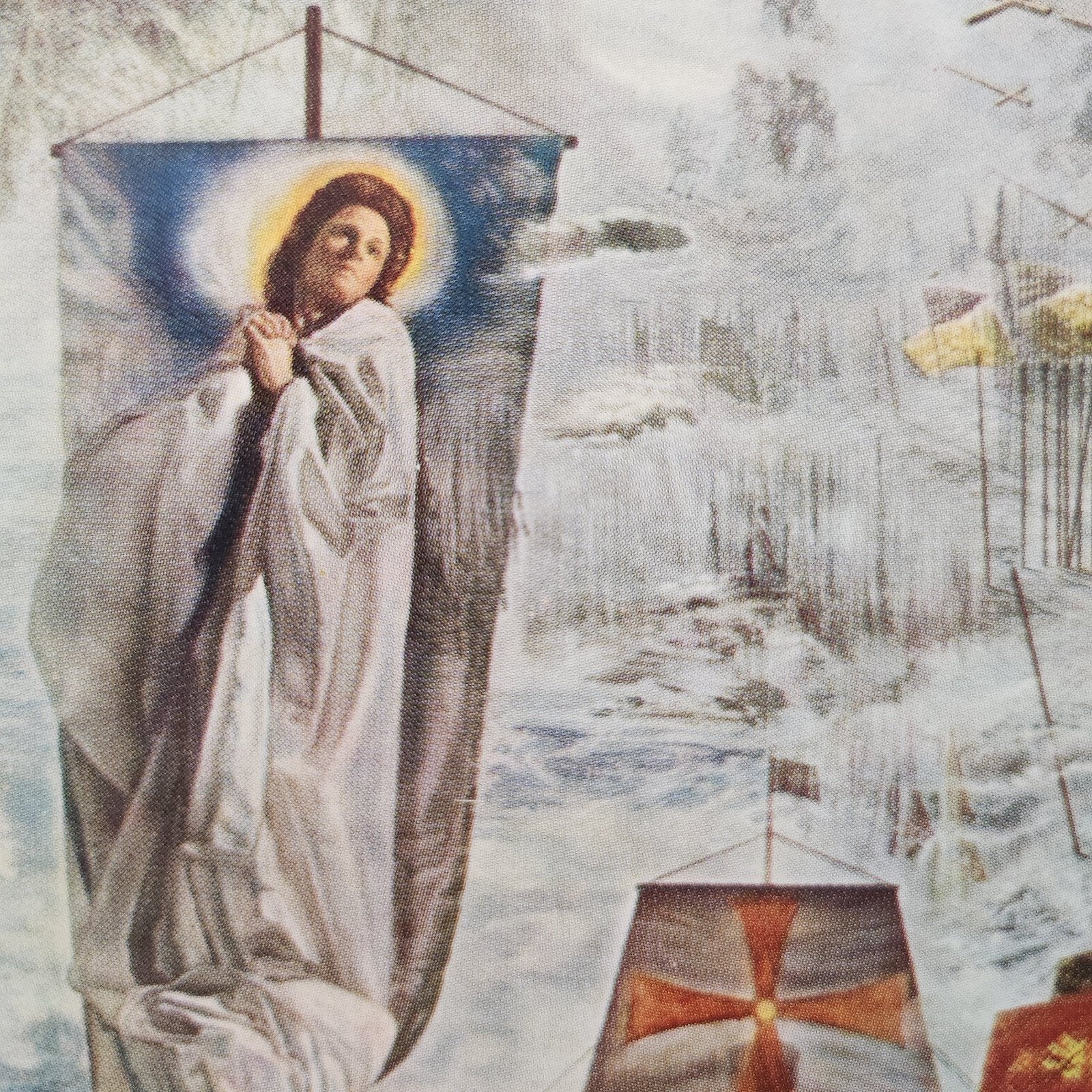 Kunstkaart Salvador Dalí - Columbus Ontdekt Amerika, Verzenden, 1960 tot 1980, Ongelopen, Cultuur en Media